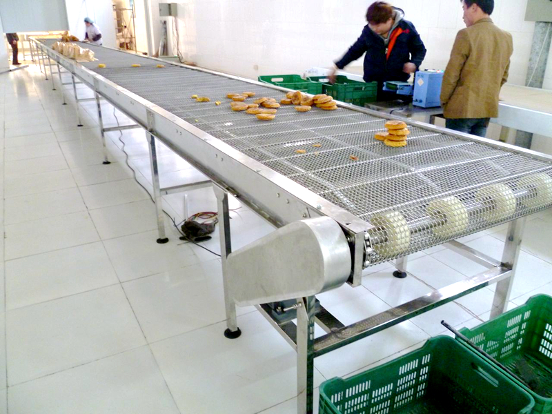 直線金屬網帶輸送機
